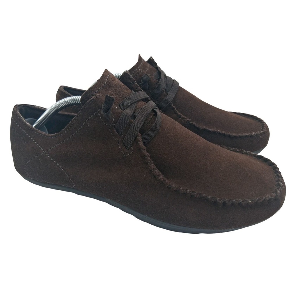 Patagonia Shoes Mens Size 11.5 Brown Suede Moc Toe Casual Sneakers Comfort
